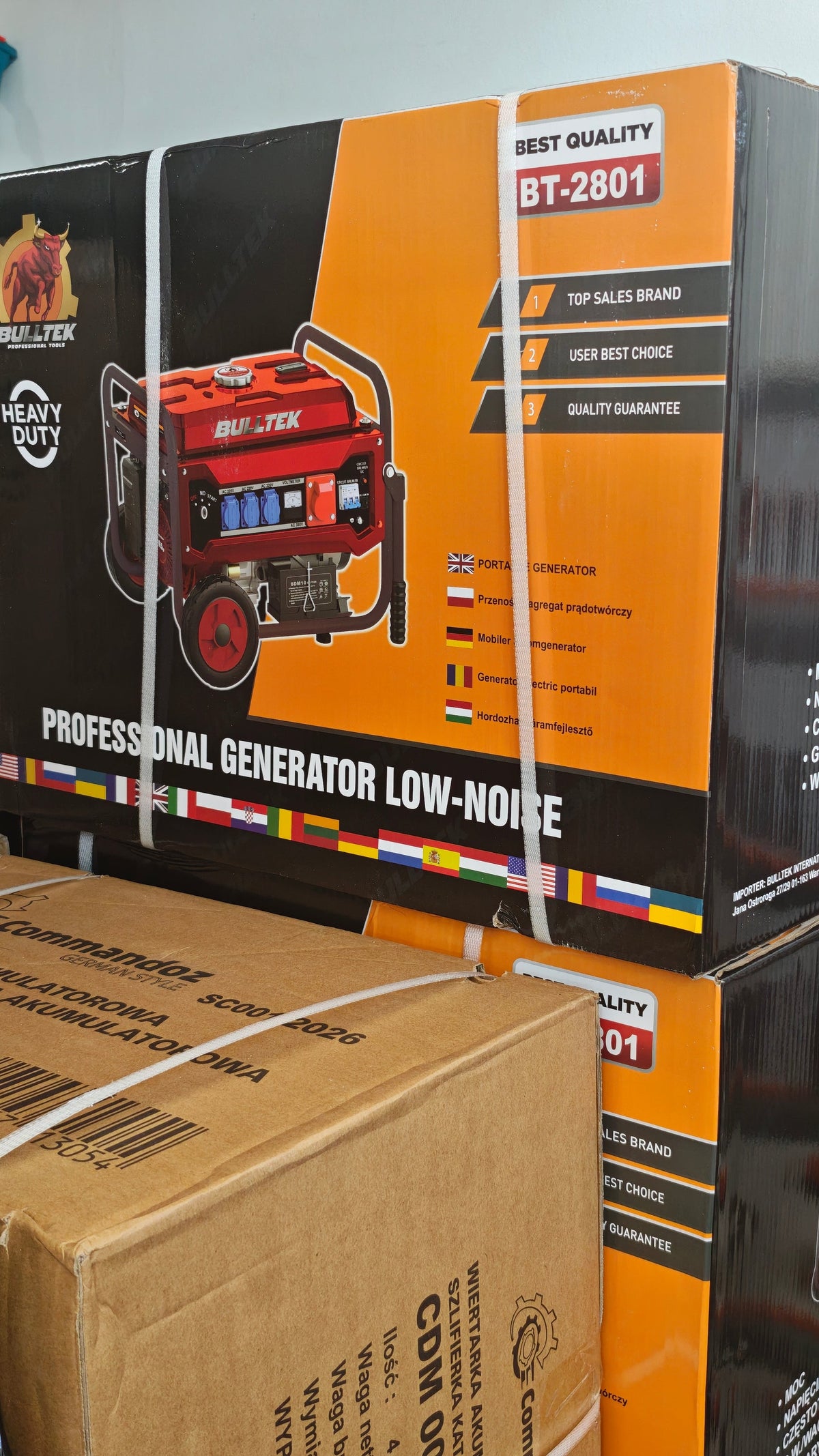 BULLTEK Professional Petrol Generator 3.8kW