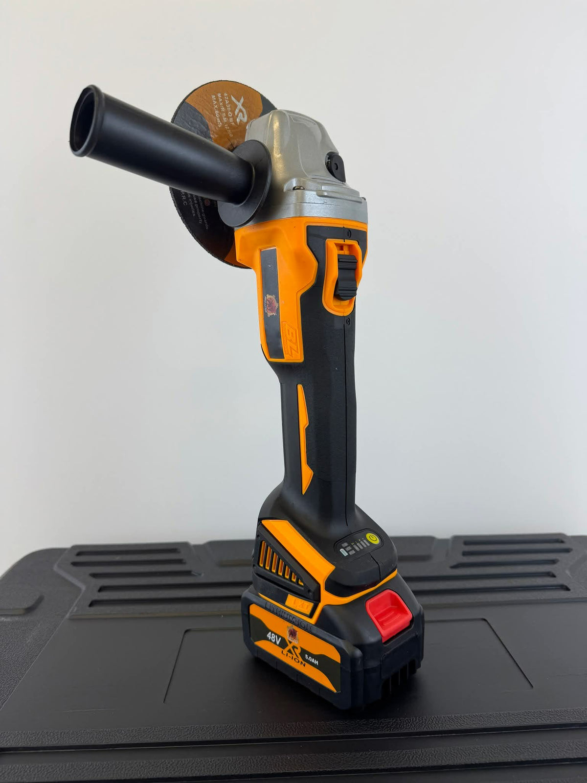 Angle Grinder & Hammer Drill 2 in 1 COMMANDOZ 48V MAX Brushless with 2 Batteries 6Ah