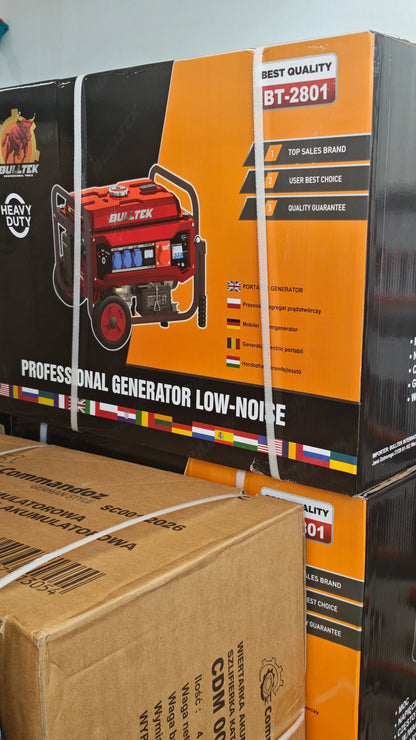 BULLTEK Professional Petrol Generator 3.8kW