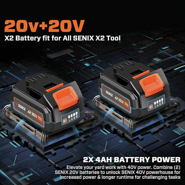 Αλυσοπρίονο Μπαταρίας Brushless 40V (2x20V)