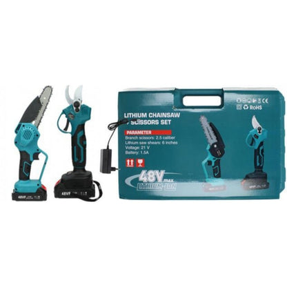 MUKINS NL6342 SHEARS 30 mm AND CHAINSAW 6''